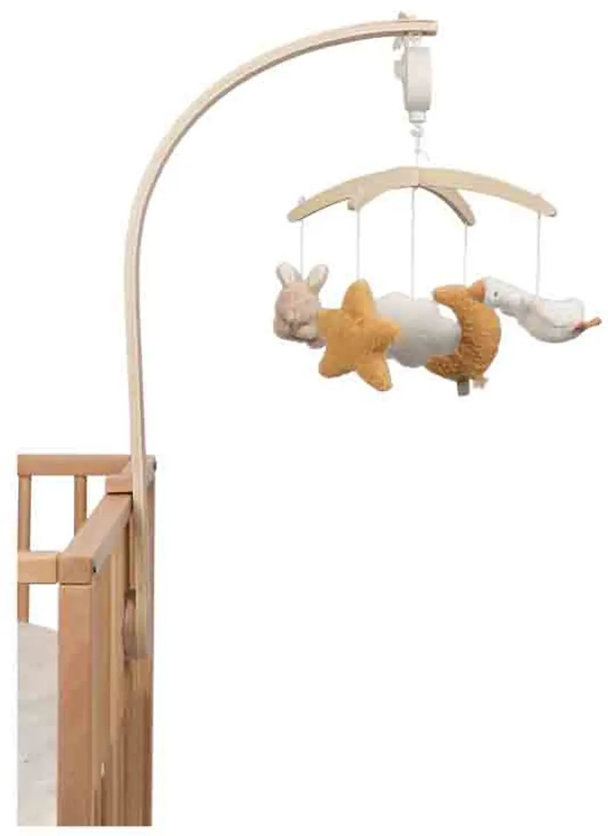 Little Dutch Newborn Naturals Muziekmobiel - Naturel - afbeelding 2 van 6