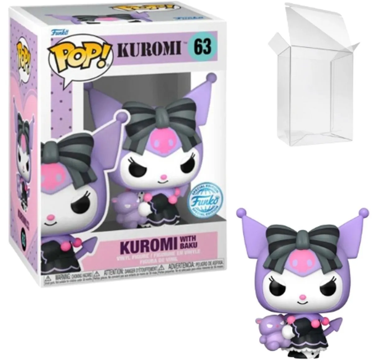 Funko Pop! Sanrio Kuromi with Baku #63 Exclusief