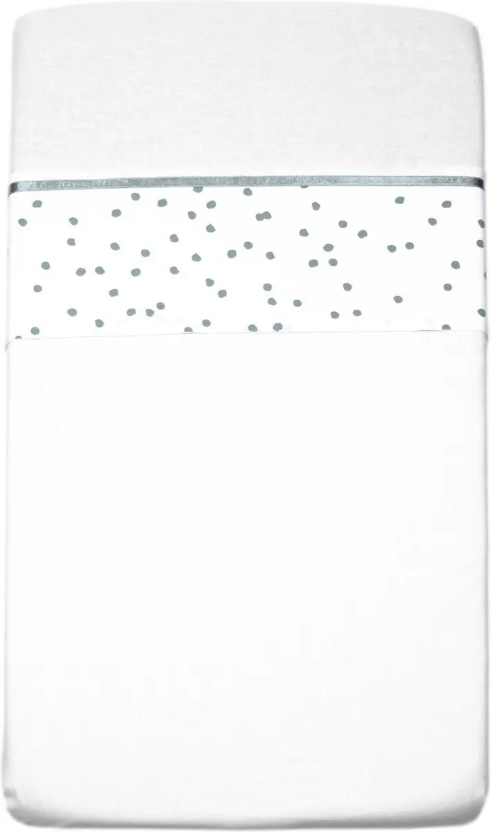 Briljant Baby Wieg Laken 75x100cm - Stonegreen
