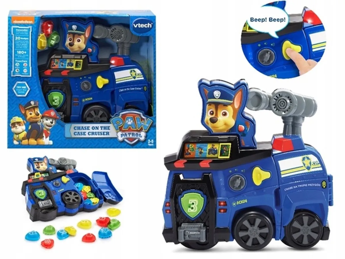 VTech Paw Patrol Chase Avontuur Voertuig - Blauw