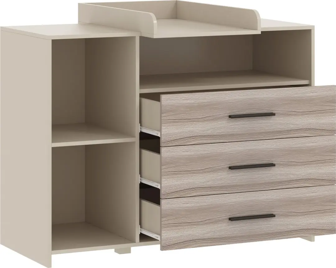 Born Lucky Commode Verzorgingstafel Noah Clay & Oak - afbeelding 3 van 4