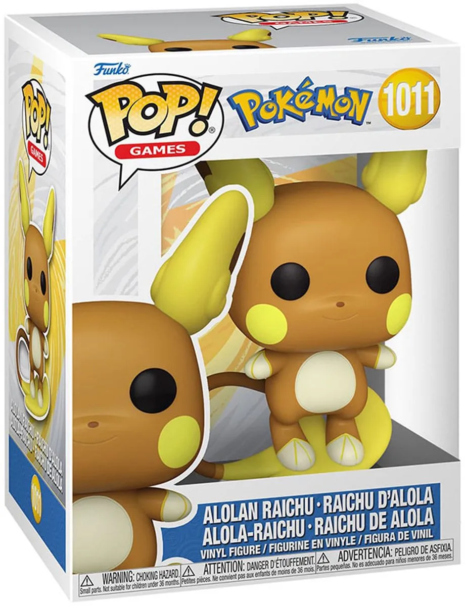 Funko Pop! Pokémon Alolan Raichu - Multicolor - afbeelding 6 van 6