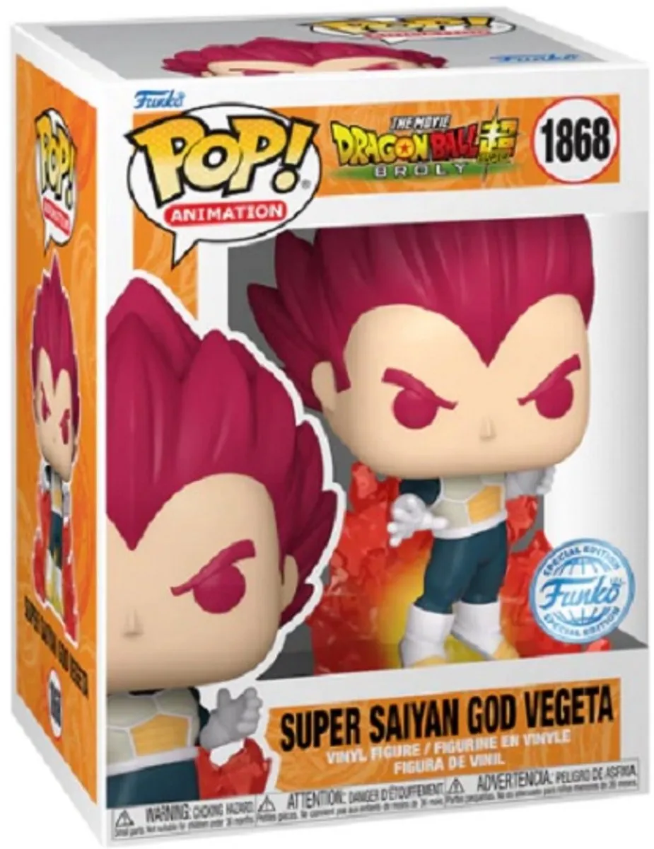 Funko Pop! Dragon Ball Super Broly - Super Saiyan God Vegeta #1868