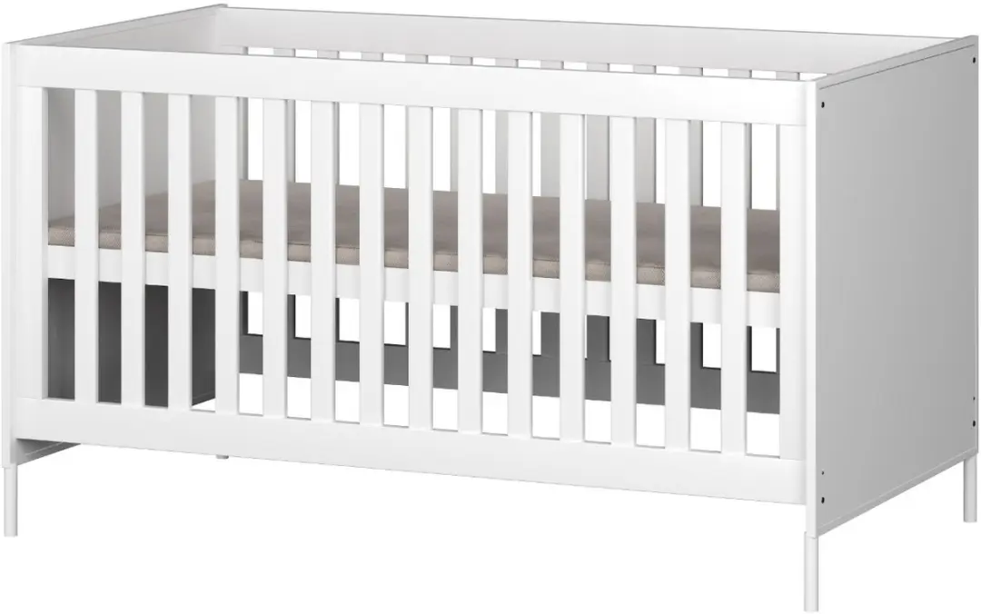 Born Lucky ® Santiago Baby Bed 70x140 cm Wit