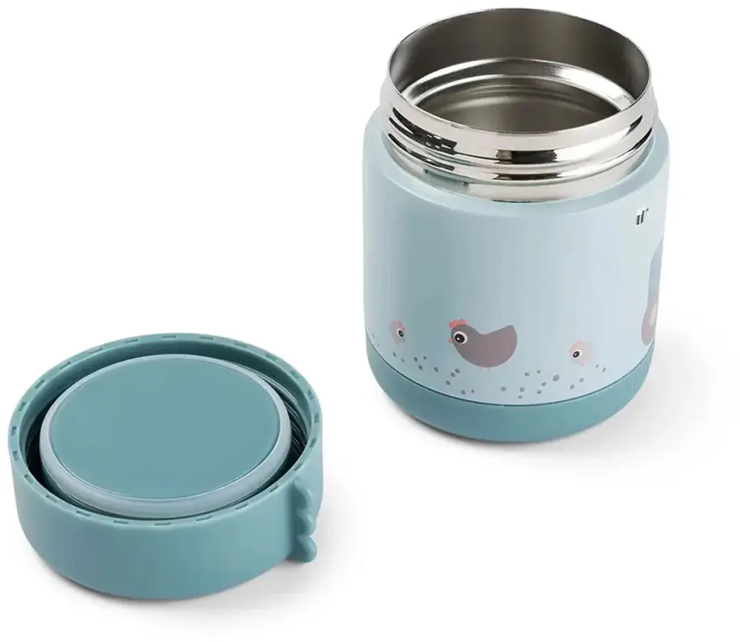 Done By Deer Tiny Farm Food Jar 300ml - Blauw - afbeelding 2 van 6