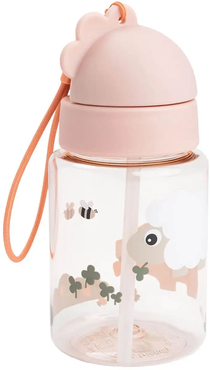 Done By Deer Tiny Farm Rietjesbeker 280ml - Roze - afbeelding 2 van 6