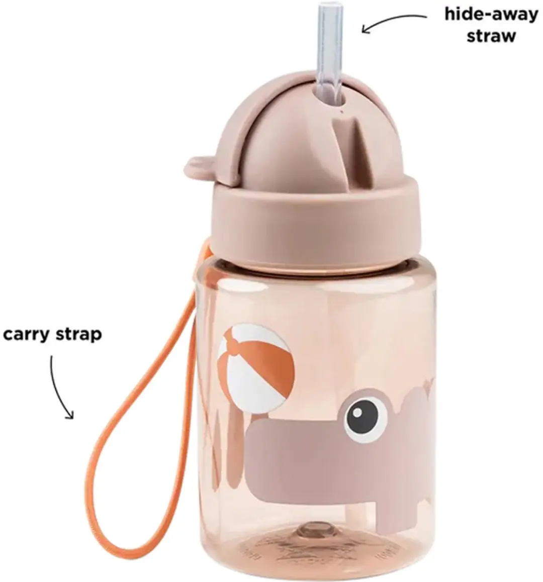 Done By Deer Tiny Farm Rietjesbeker 280ml - Roze - afbeelding 4 van 6