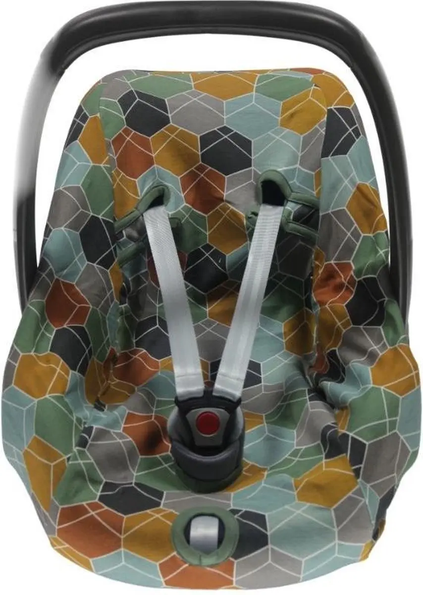 Briljant Baby Autostoelhoes 0+ Deco Junior Katoen Lichtgrijs