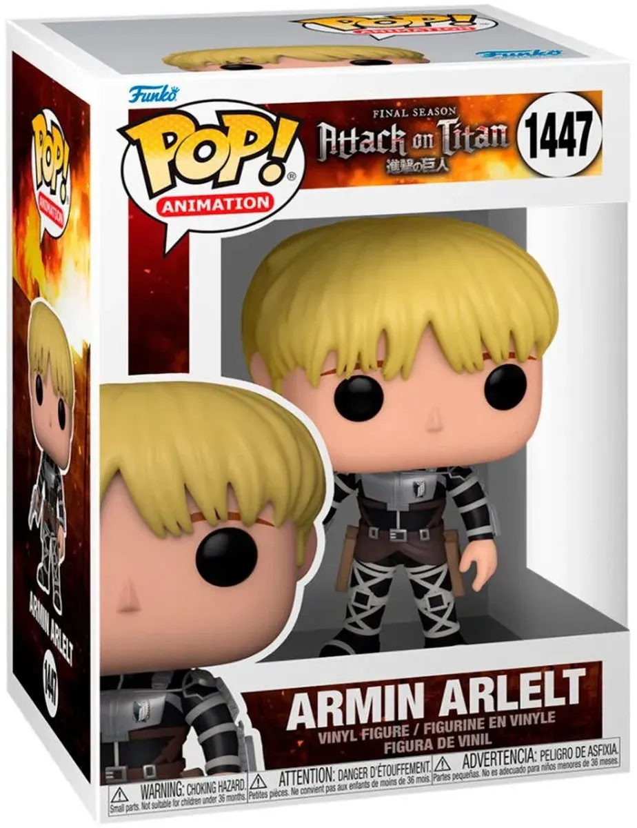 Funko Pop Animation Attack on Titan Armin Arlelt #1447 - Multicolor - afbeelding 6 van 6