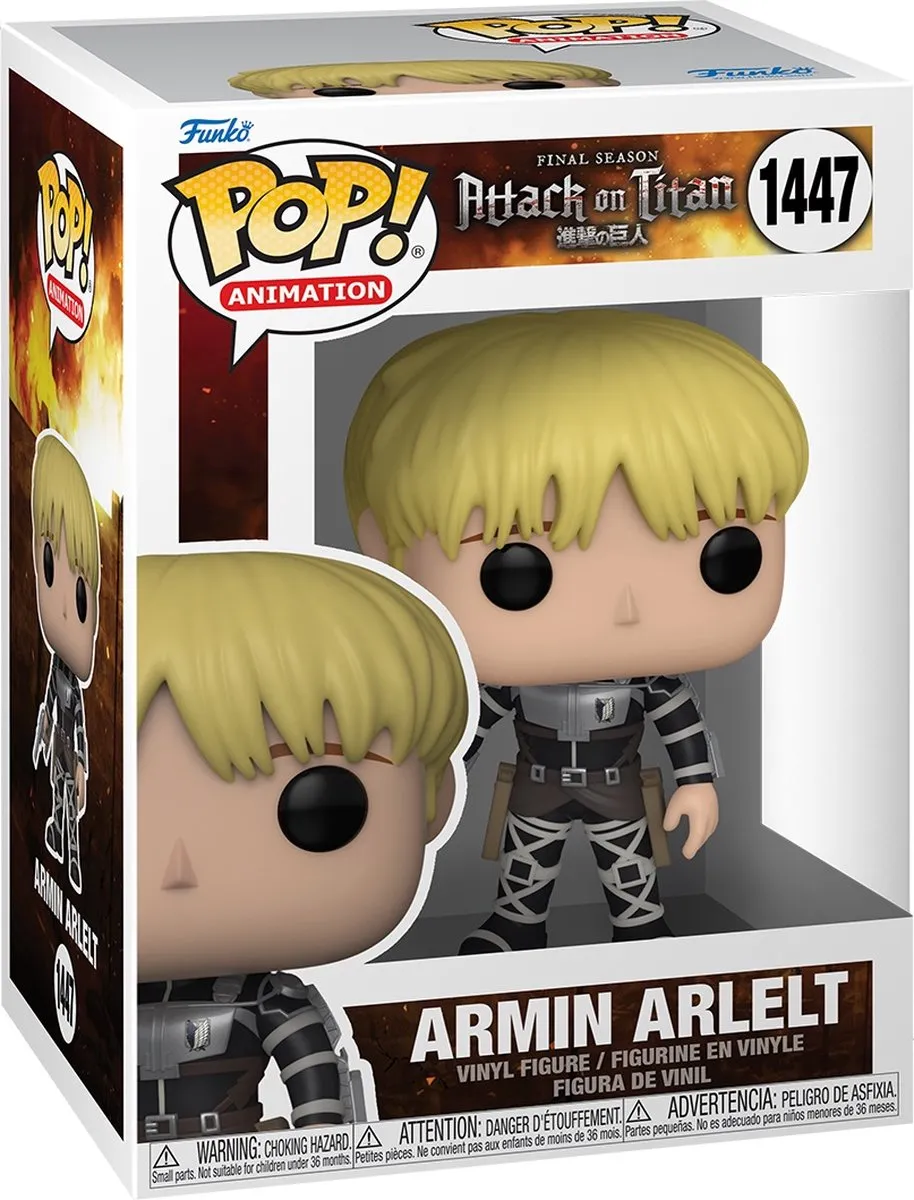 Funko Pop Animation Attack on Titan Armin Arlelt #1447 - Multicolor