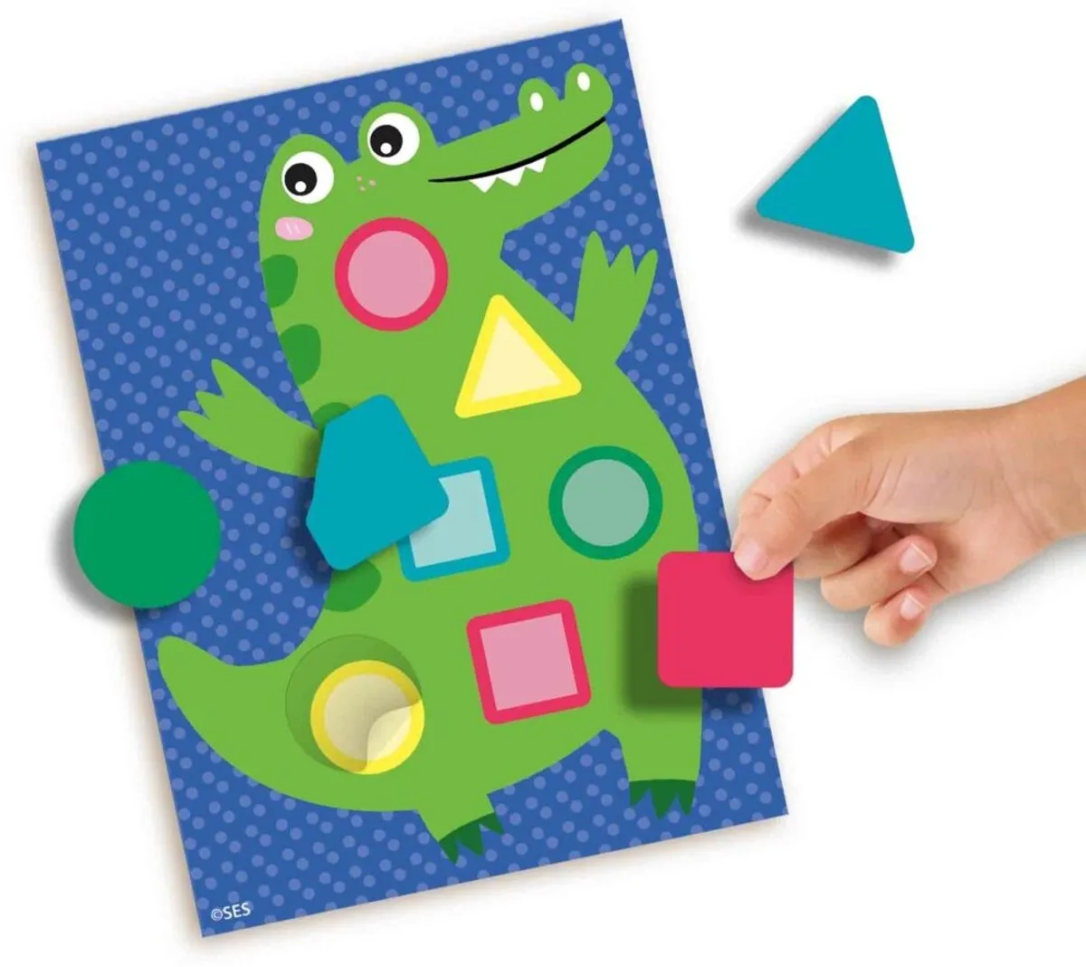 SES Creative My First Sticker Mozaïeken - 12 Dierenkaarten 72 Stickers