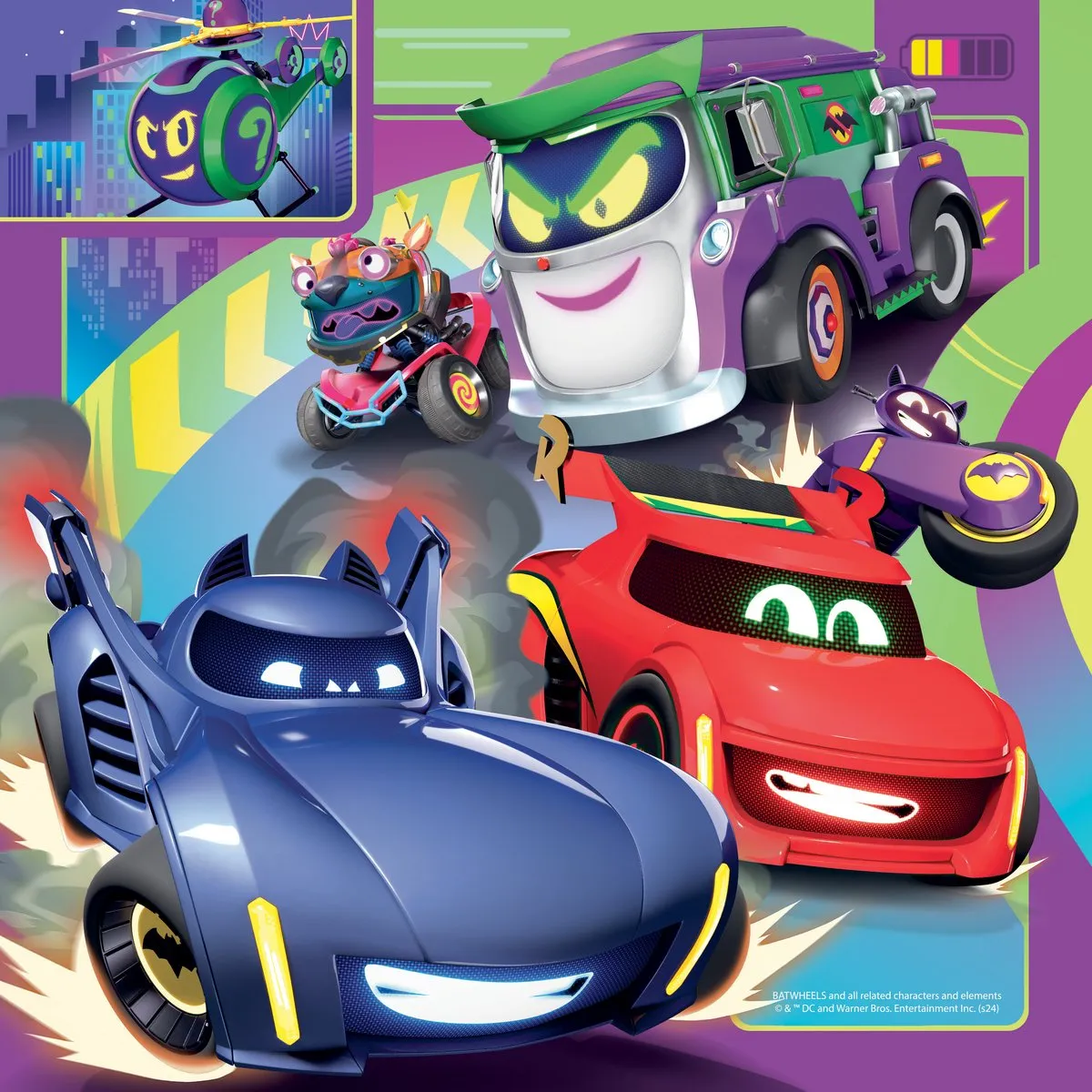 Ravensburger Batwheels Puzzel - 147 Stuks - 3 Puzzels