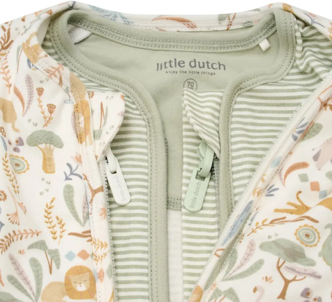 Little Dutch Safari Wonders Slaapzak 70cm - Groen licht