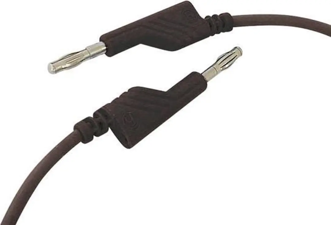 MEETSNOER 4mm 50cm / ZWART (MLN-SIL / 1) (HM040050)