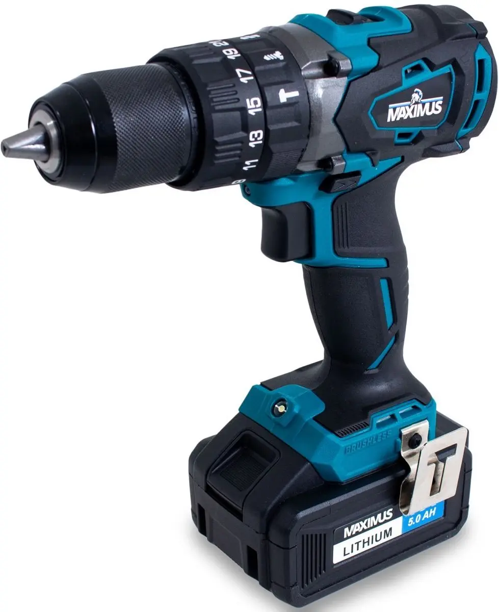 Maximus 18V Accu Klopboor- En Schroefmachine Zonder Accu's En Lader