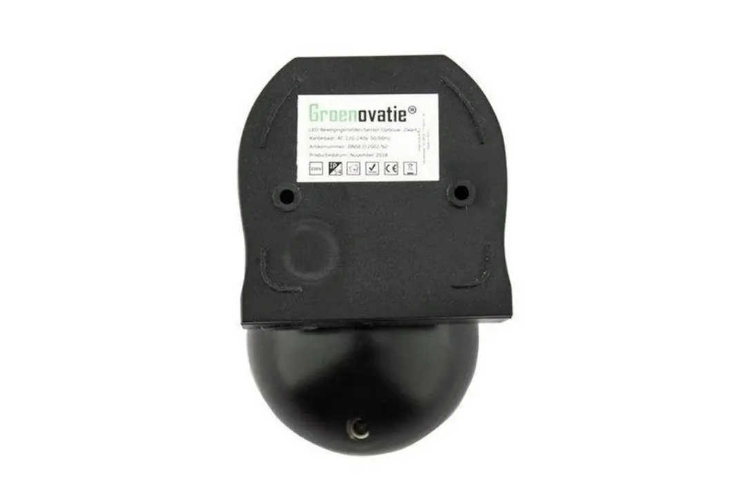Groenovatie LED Bewegingsmelder Opbouw Zwart - IP54 Kantelbaar