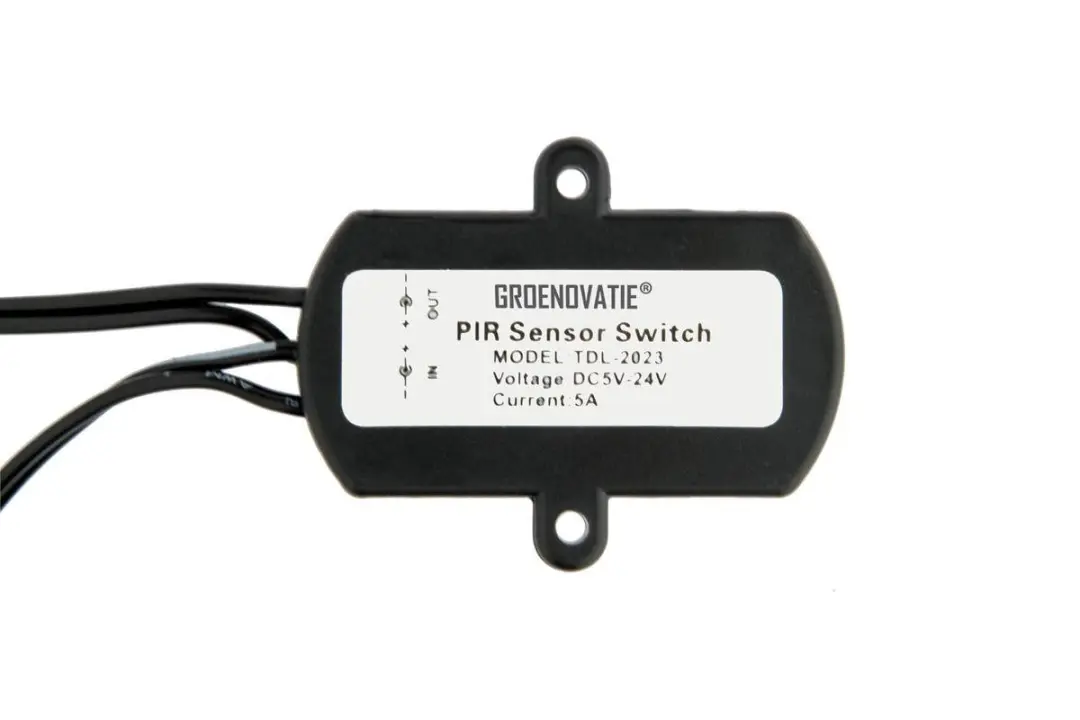 Groenovatie LED Bewegingsmelder ONSE501 - 5V-24V Opbouw - Zwart