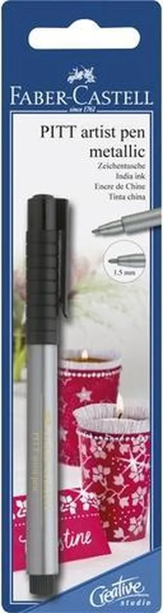 Faber-Castell Pitt Artist Pen 251 Zilver