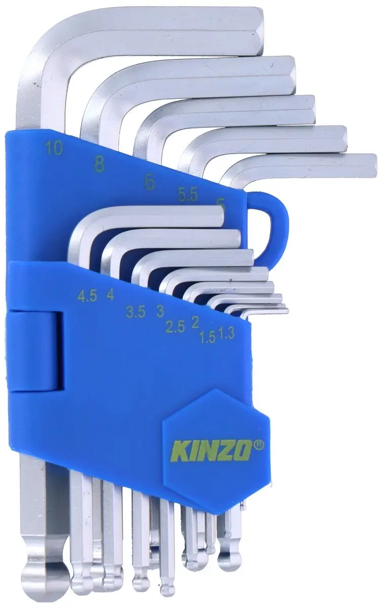 Kinzo Inbussleutelset 13-delig - Zilver - afbeelding 3 van 3