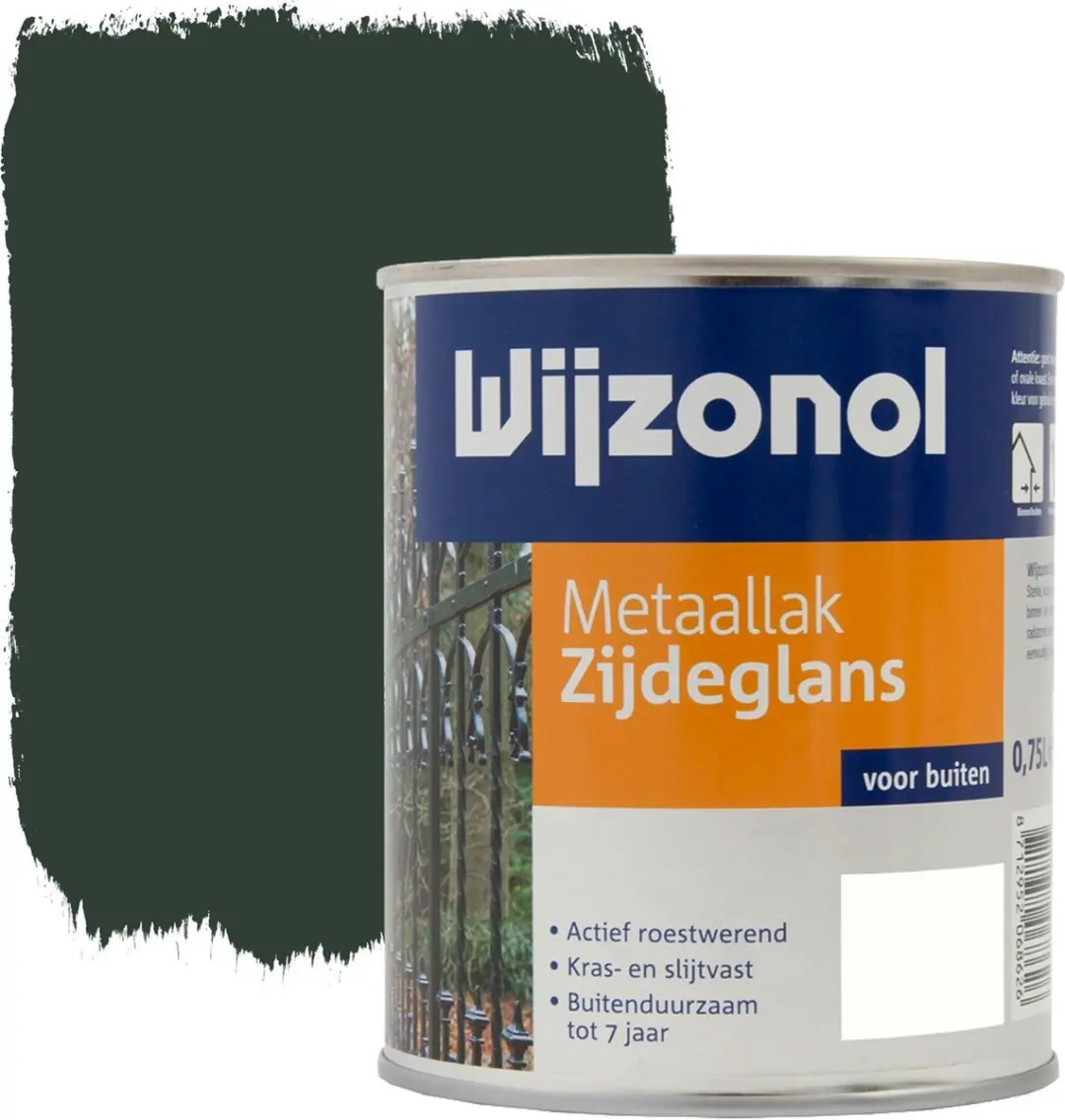 Wijzonol Metaallak Zijdeglans Woudgroen 750ml