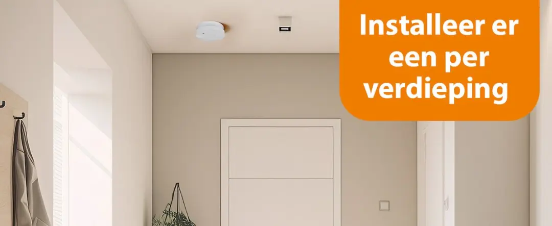 Smartwares FSM-17001 Rookmelder - 10 Jaar batterij - Koppelbaar