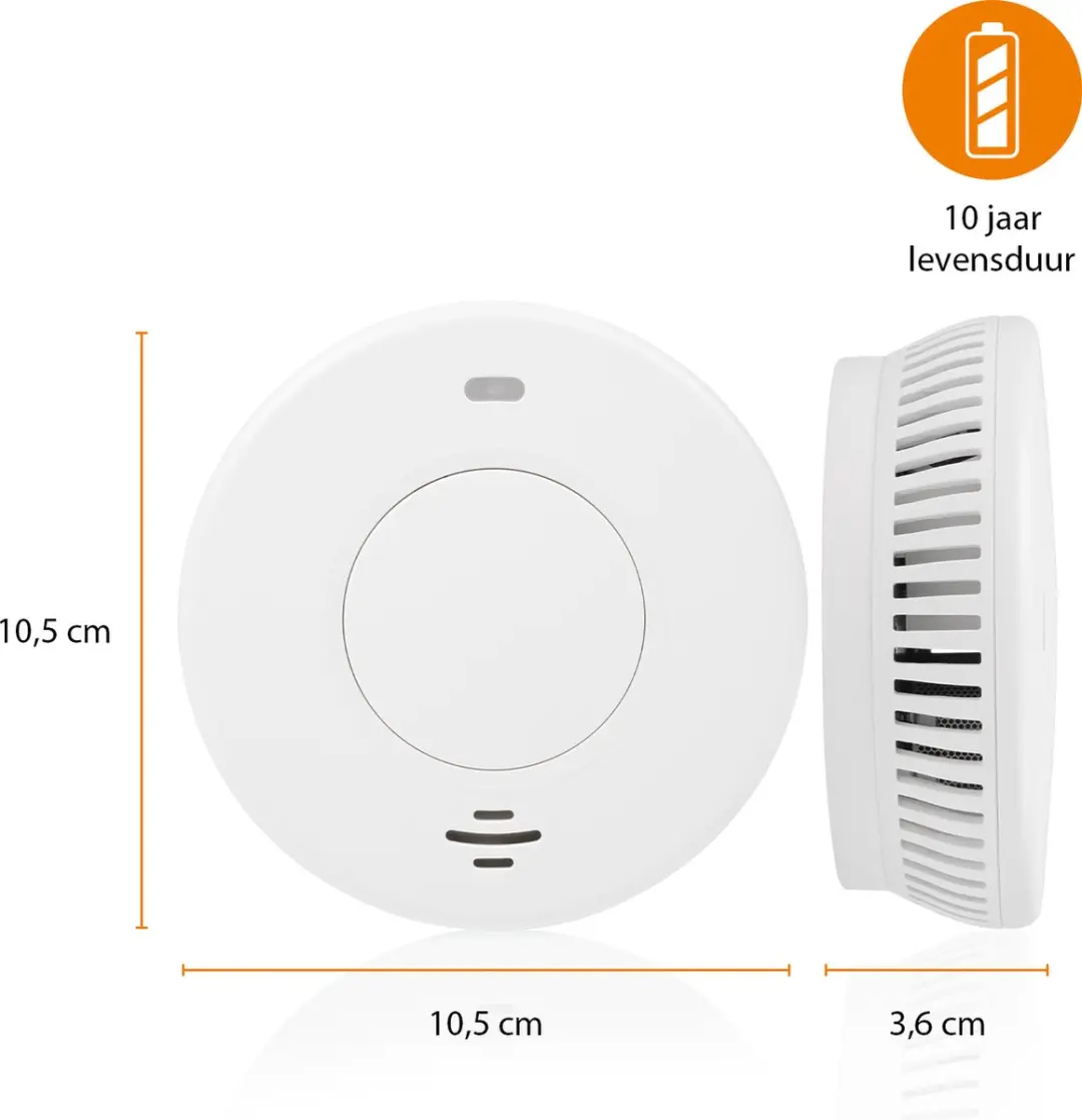 Smartwares FSM-17001 Rookmelder - 10 Jaar batterij - Koppelbaar