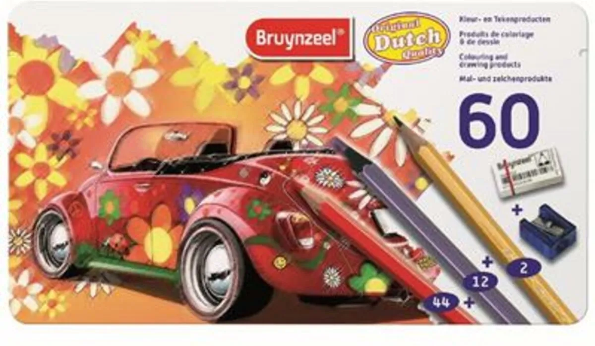 Bruynzeel Super Sixties Kever blik 60 stuks