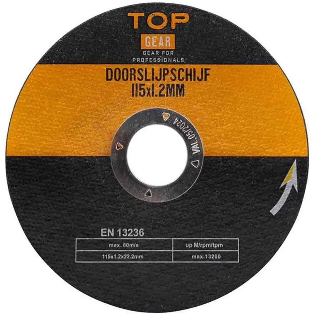 Doorslijpschijfset metaal 3-delig Ø115 x 1.2 mm