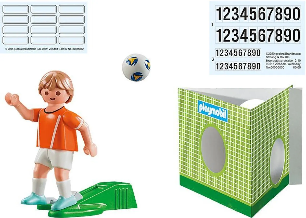 Playmobil Voetbalspeler Nederland 70487