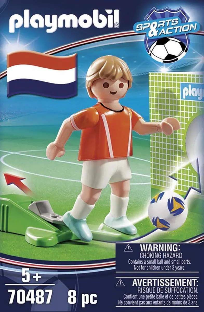 Playmobil Voetbalspeler Nederland 70487