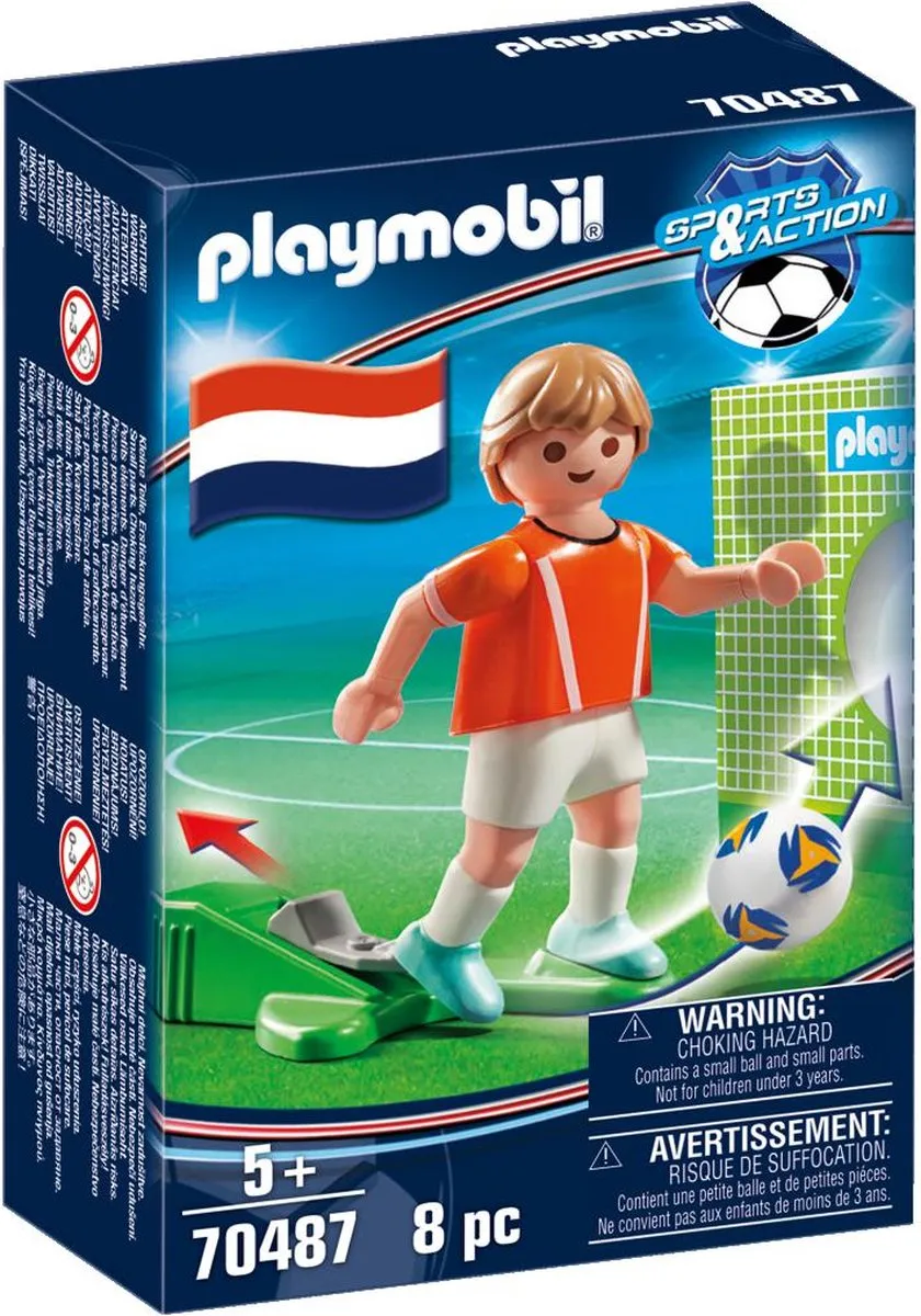 Playmobil Voetbalspeler Nederland 70487