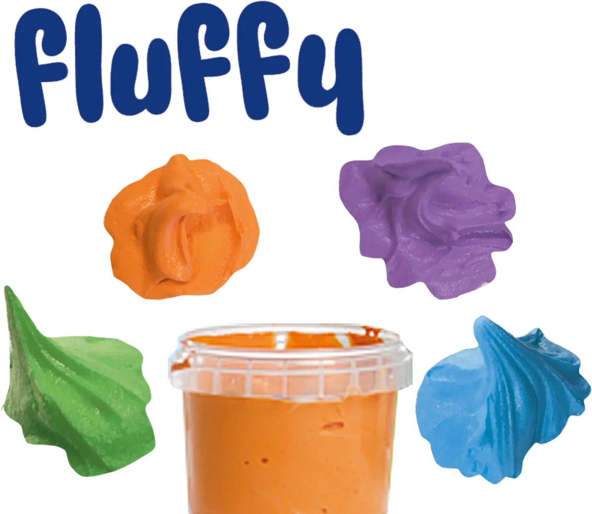 SES Creative My First Fluffy Vingerverf 480ml - 4 Kleuren
