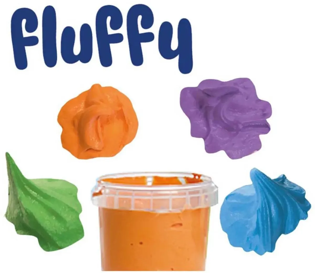 SES Creative My First Fluffy Vingerverf 480ml - 4 Kleuren