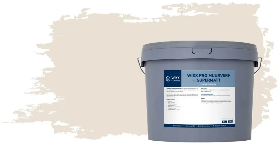 Wixx PRO Muurverf Supermatt 5L