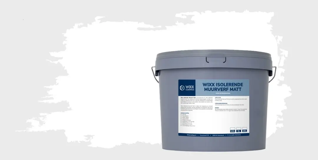 Wixx Isolerende Muurverf Matt 5L - Wit