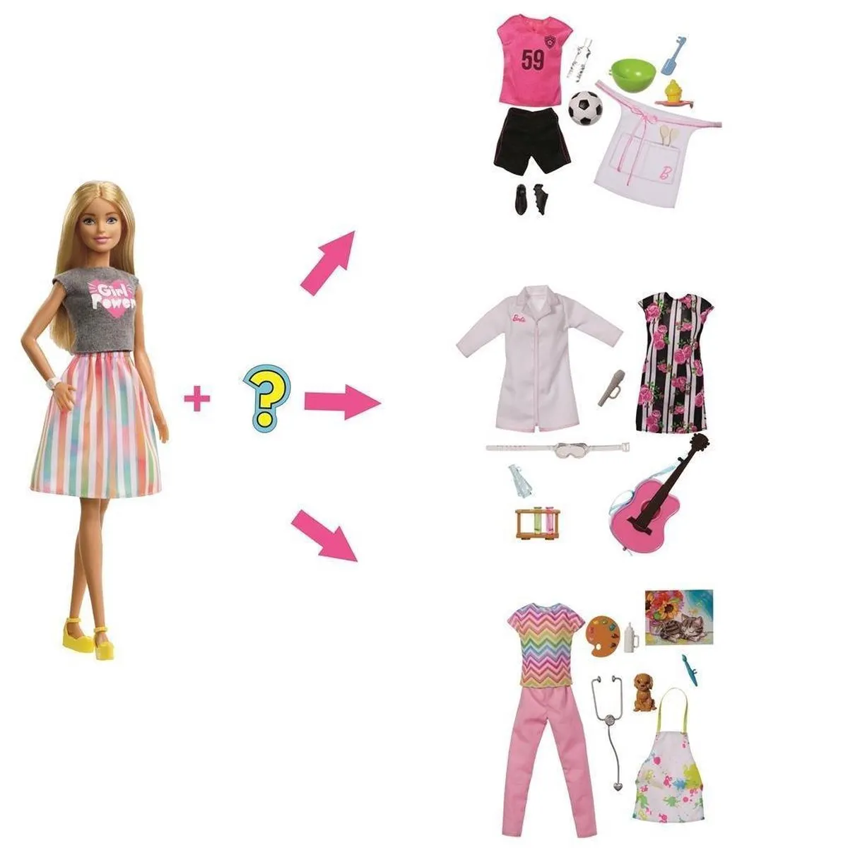 Barbie Carriere Pop GFX84 Poppenwagen - Multi Color