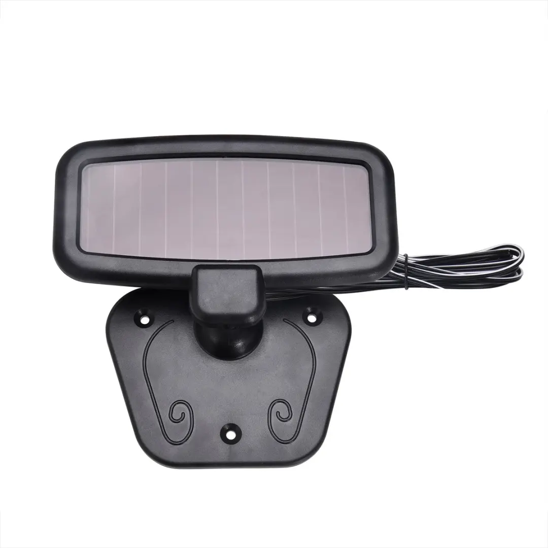 Deuba LED Zonne-Buitenlamp 2 Stuks - Bewegingssensor - Zwart