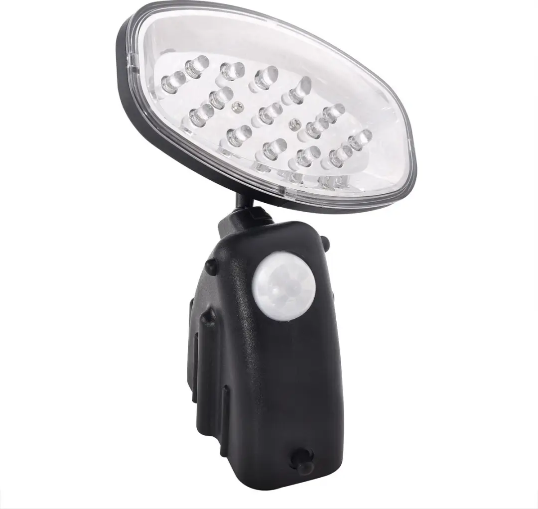 Deuba LED Zonne-Buitenlamp 2 Stuks - Bewegingssensor - Zwart
