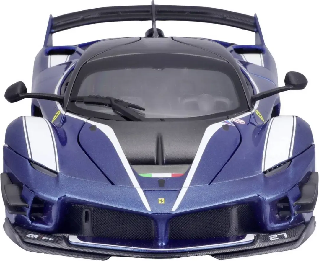 Bburago Ferrari R&P FXX-K EVO 1:18 Auto - Blauw - afbeelding 4 van 4