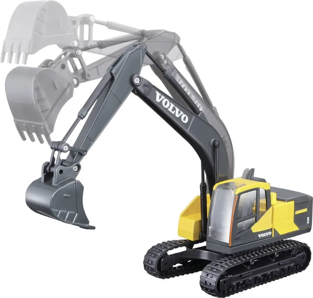 Bburago EC220E Volvo Rupsgraafmachine 1/50 - Zwart - afbeelding 3 van 6