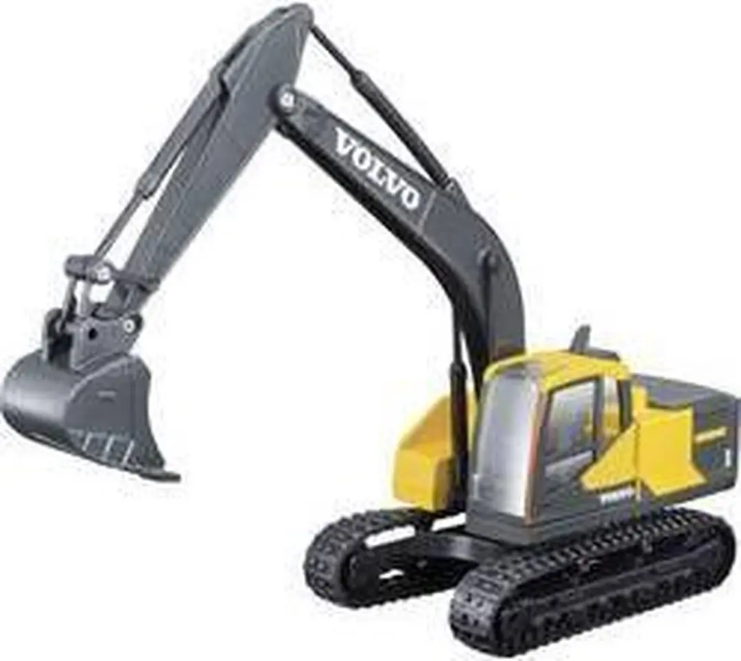 Bburago EC220E Volvo Rupsgraafmachine 1/50 - Zwart - afbeelding 6 van 6