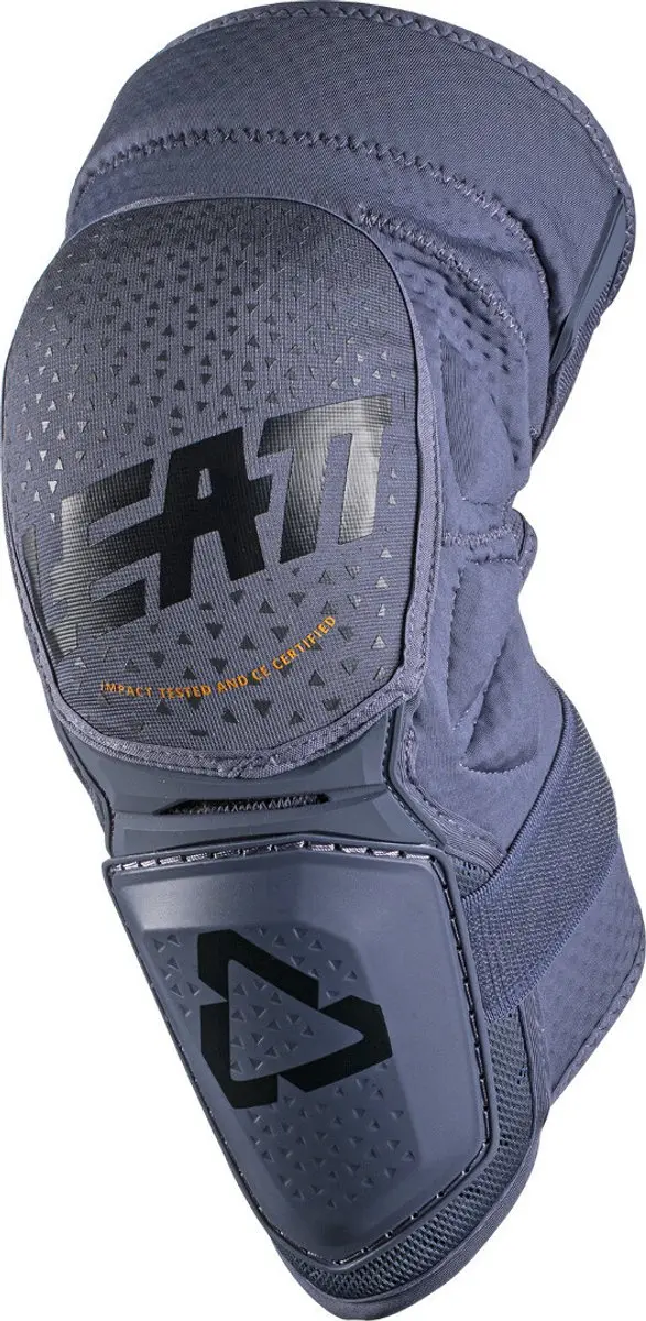 Leatt 3DF Hybrid Grijs Blauwe Motocross Kniebeschermers -