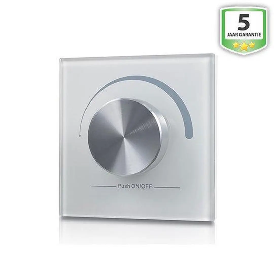 Groenovatie LED RF Enkelkleurige Dimmer Wand - Draadloos Wit