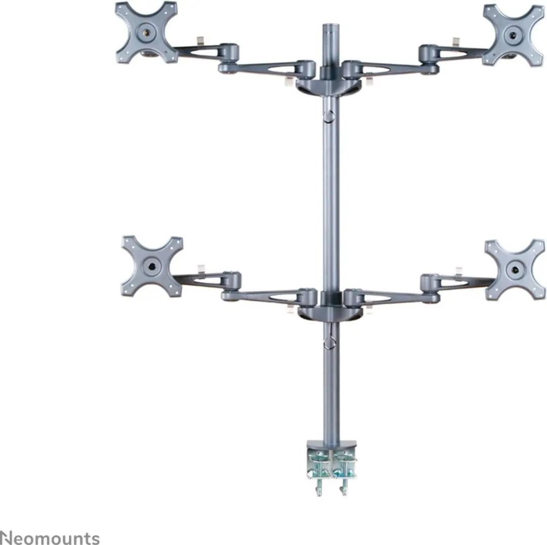 Neomounts FPMA-D935D4 Monitorarm 4x 10-27" - 0-6 kg/scherm - Zilver