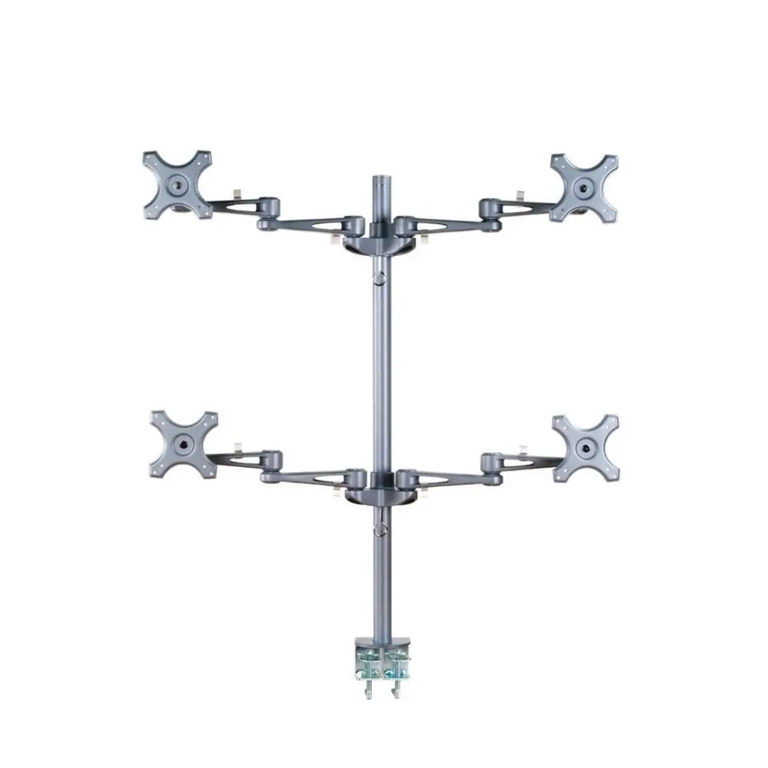 Neomounts FPMA-D935D4 Monitorarm 4x 10-27" - 0-6 kg/scherm - Zilver - afbeelding 6 van 6