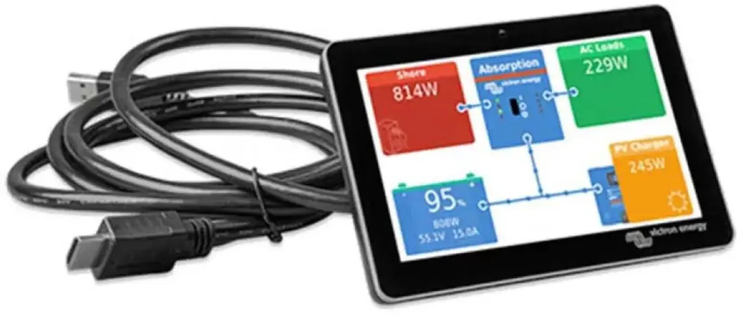 Victron Energy GX Touch 70 Transparant Scherm - Zwart