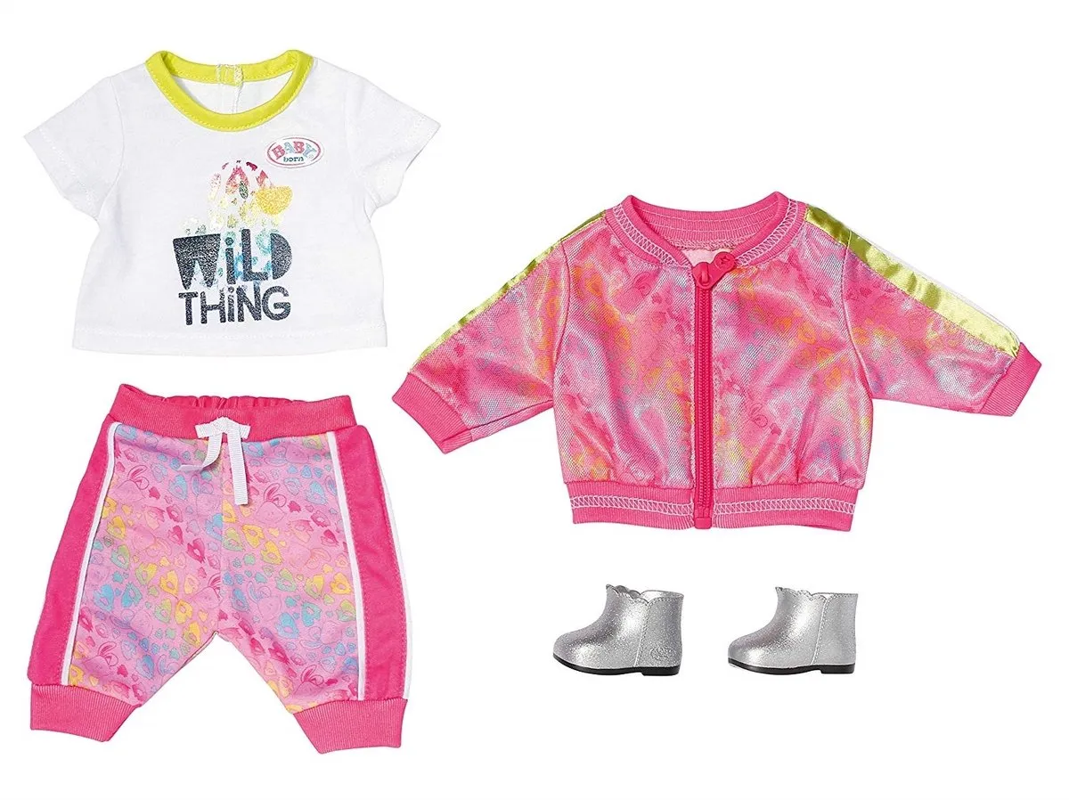 Baby Born Deluxe Trendy Roze Set 43cm
