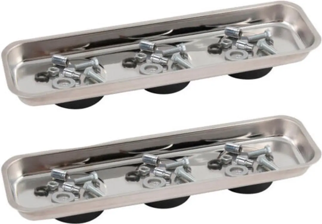 Kinzo Magneetbakken 226x67mm - Chroom - 2 Stuks - afbeelding 2 van 6