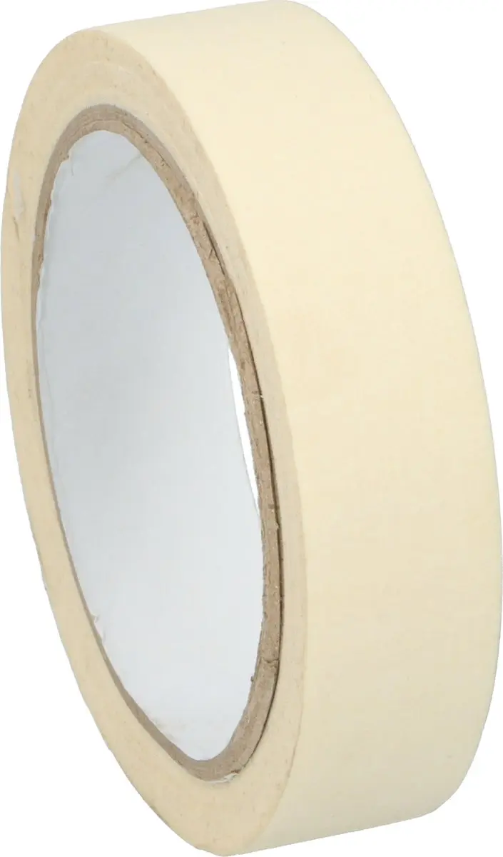 Kinzo Afplaktape Wit 25mm x 25m - afbeelding 3 van 3