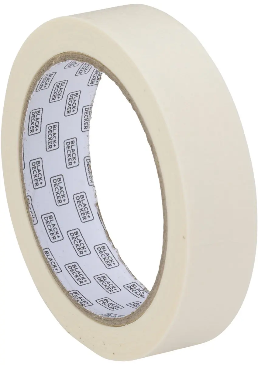 Kinzo Afplaktape Wit 25mm x 25m - afbeelding 2 van 3